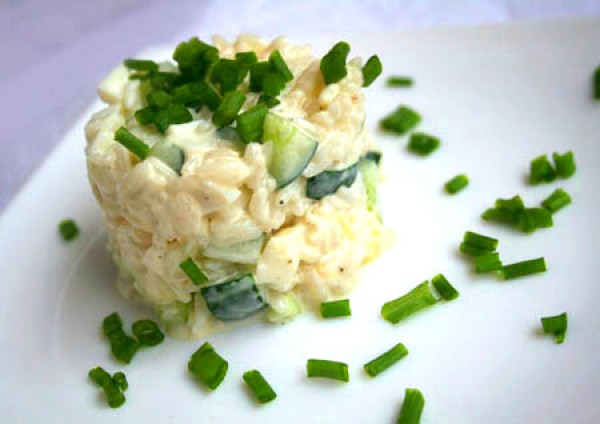 Рецепт салата с креветками и ананасами