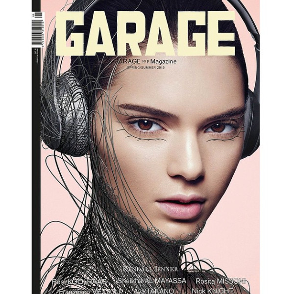 Модель Кендалл Дженнер на обложке Garage
