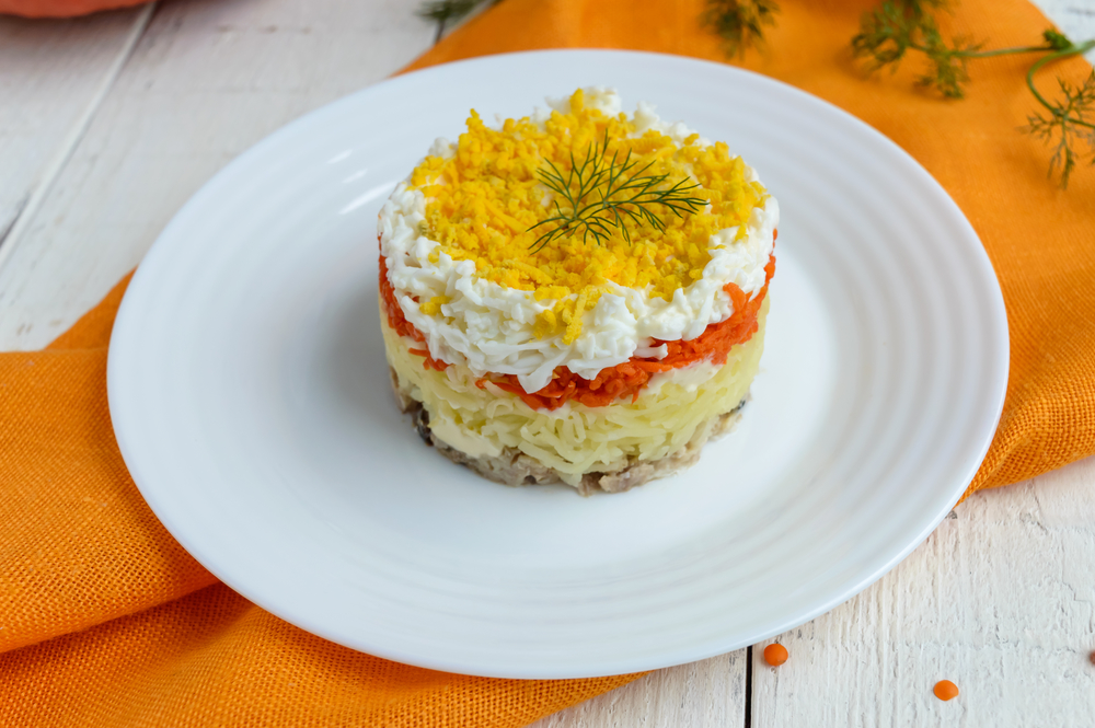 Классическая мимоза салат рецепт с Классическая мимоза салат рецепт с