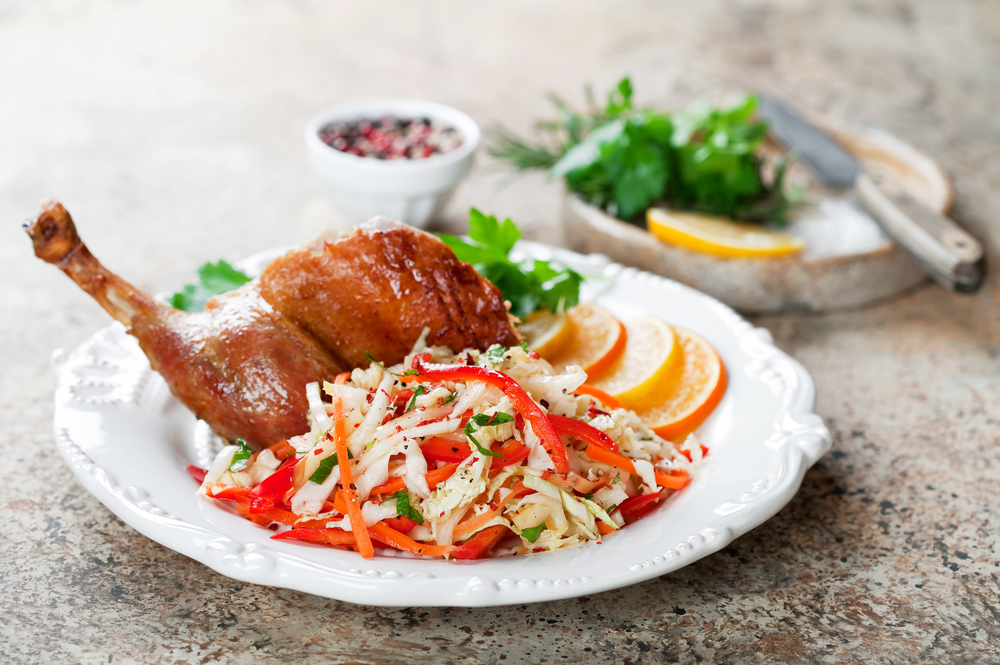 Запеченные утиные ножки с апельсинами Рецепты