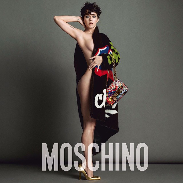 Певица Кэти Перри в рекламной кампании для Moschino