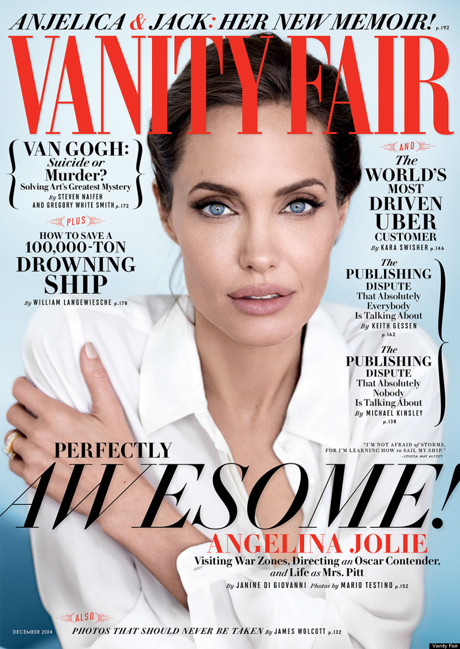 Голливудская актриса Анджелина Джоли украсила обложку Vanity Fair