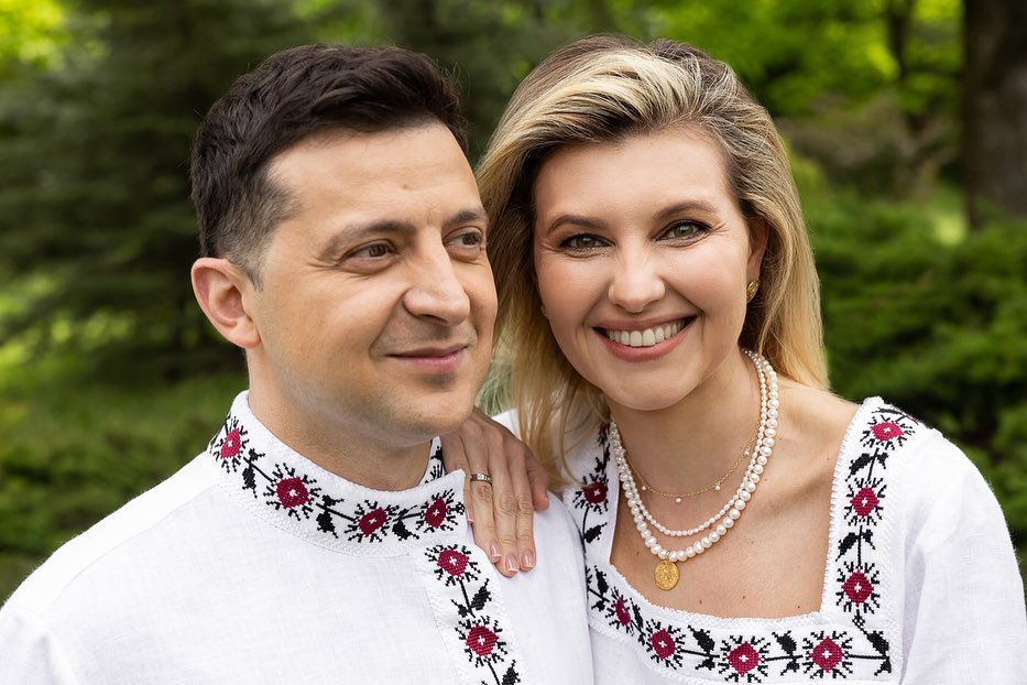 Владимир Зеленский и Елена Зеленская