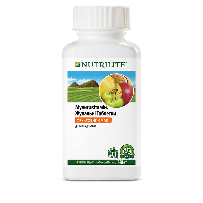 Мультивитамин, жевательные таблетки, NUTRILITE, Amway