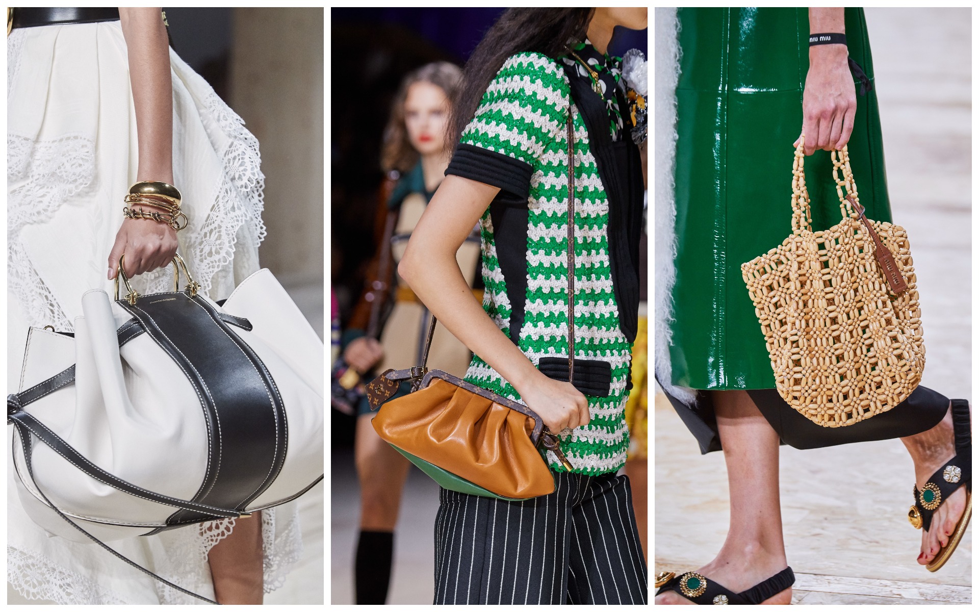 Alexander McQueen, Louis Vuitton, Miu Miu