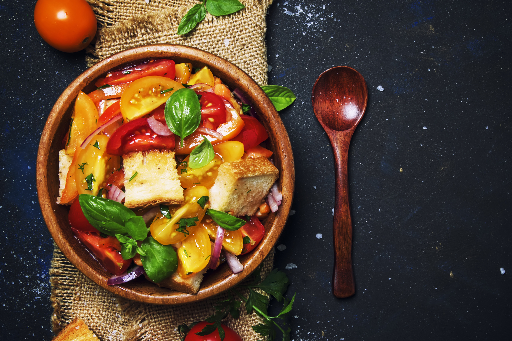 Кухни мира: Panzanella или итальянский хлебный салат