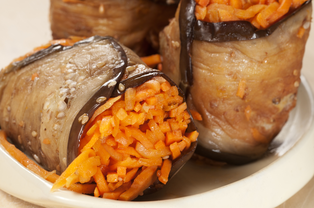 рецепты салатов из баклажанов и моркови