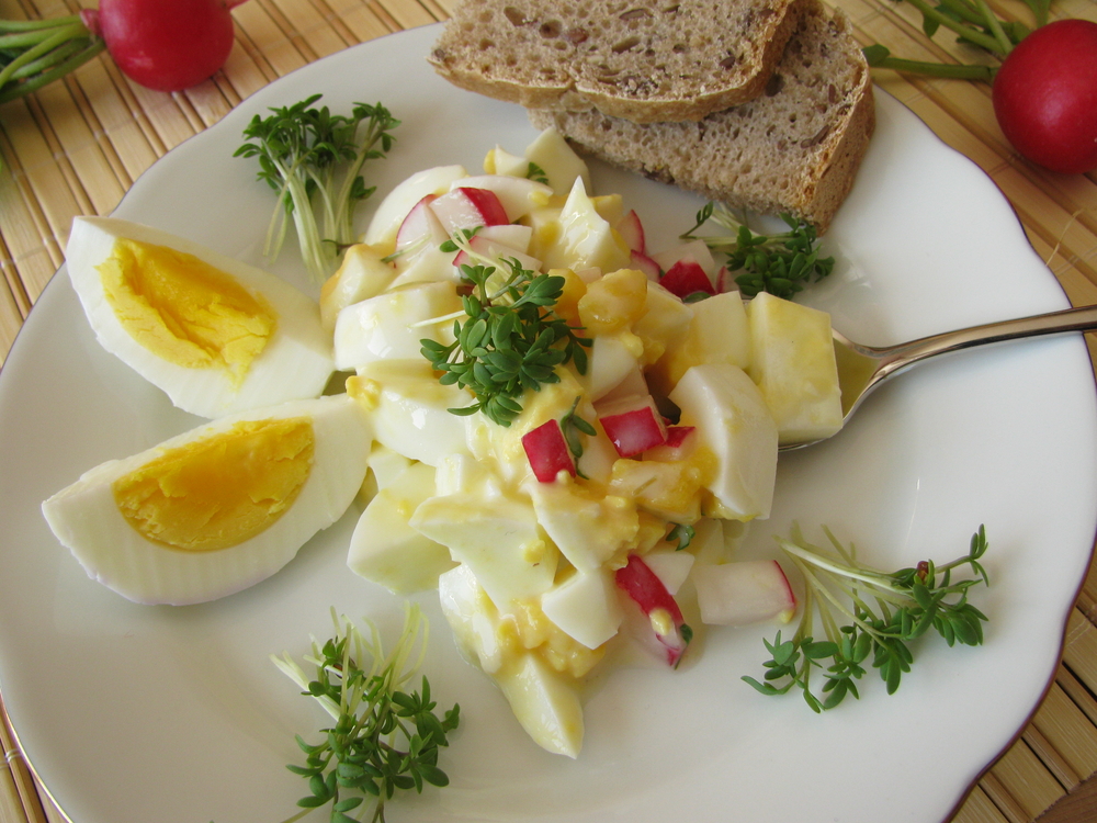 2019 год - Салат с курицей и оливковым маслом 2019 год