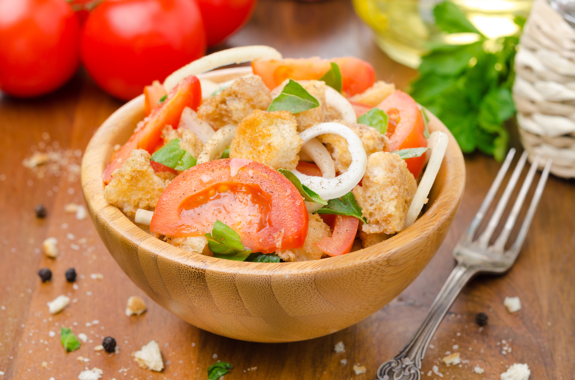 Кухни мира: Panzanella или итальянский хлебный салат