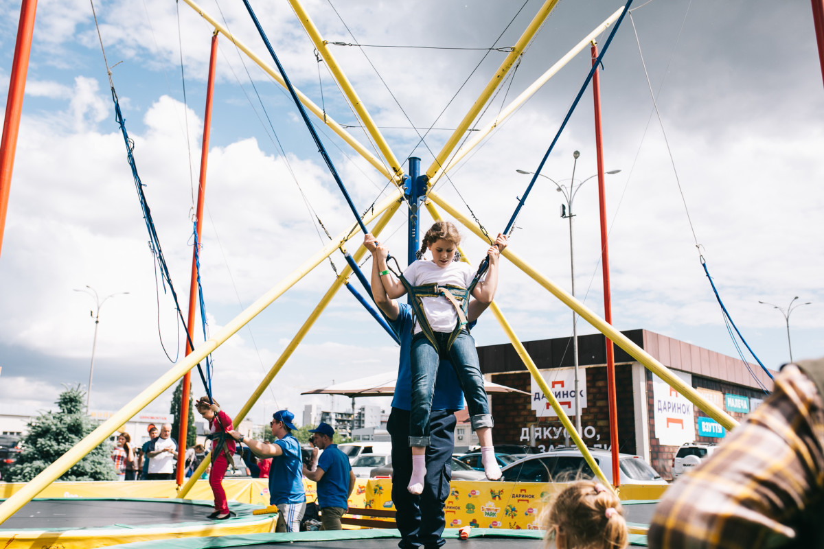 Масштабное открытие батутного городка Summer Park в Киеве