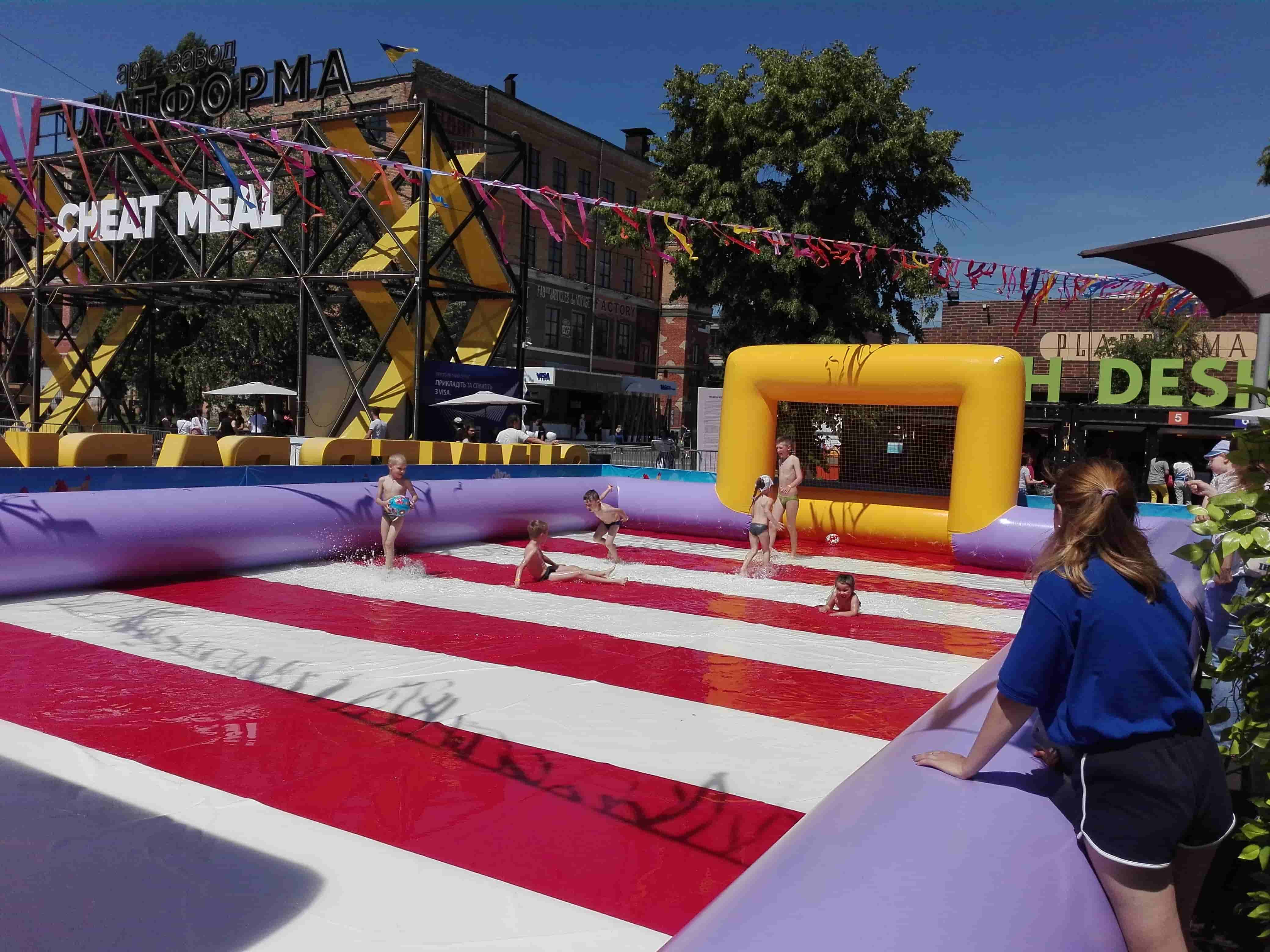 Масштабное открытие батутного городка Summer Park в Киеве