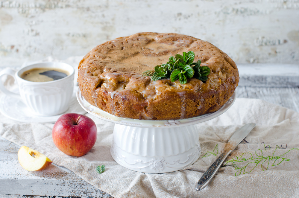 Яблочный пирог без яиц в мультиварке Рецепты. Кулинарные