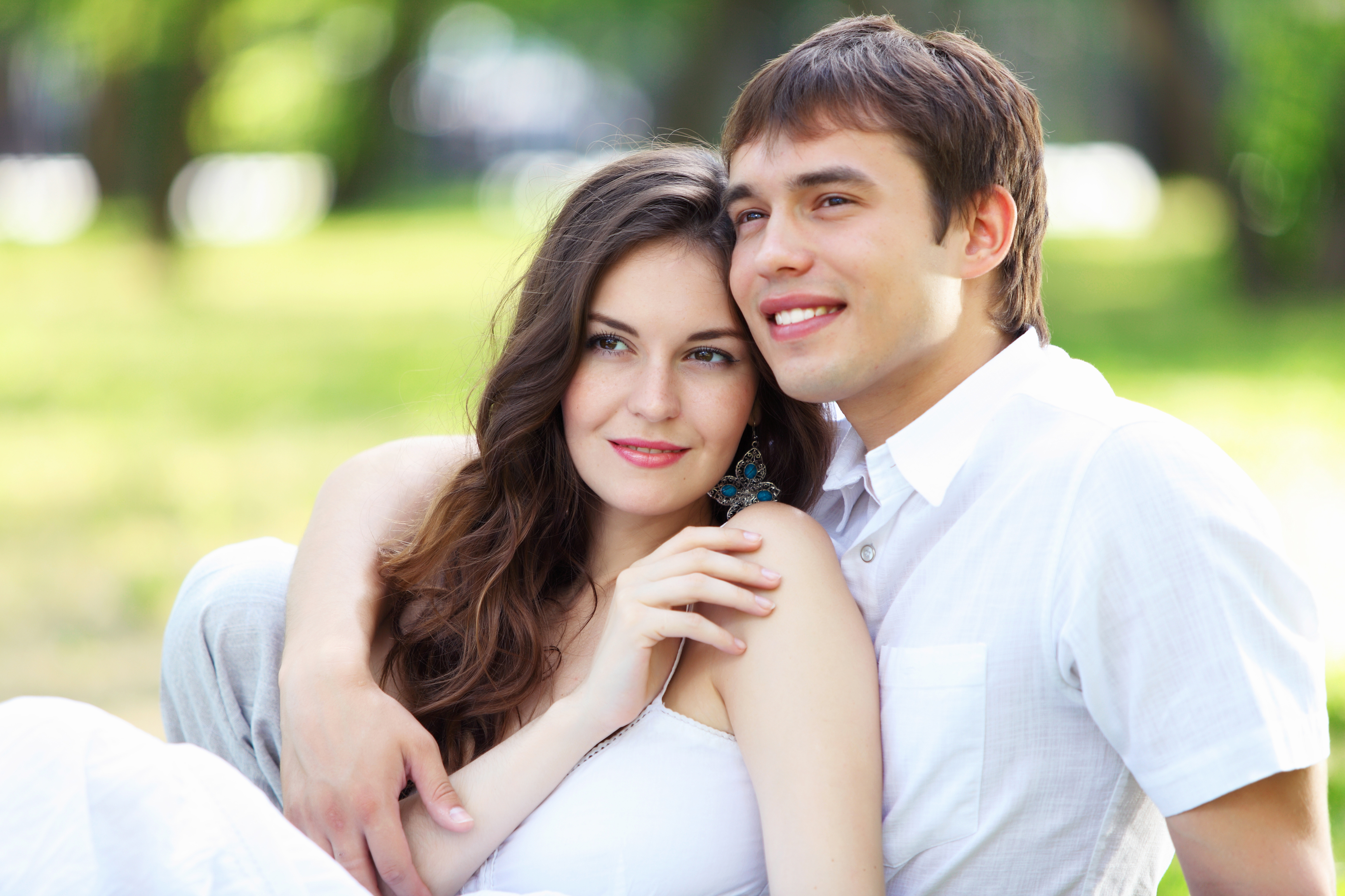 Молодые русские муж и жена