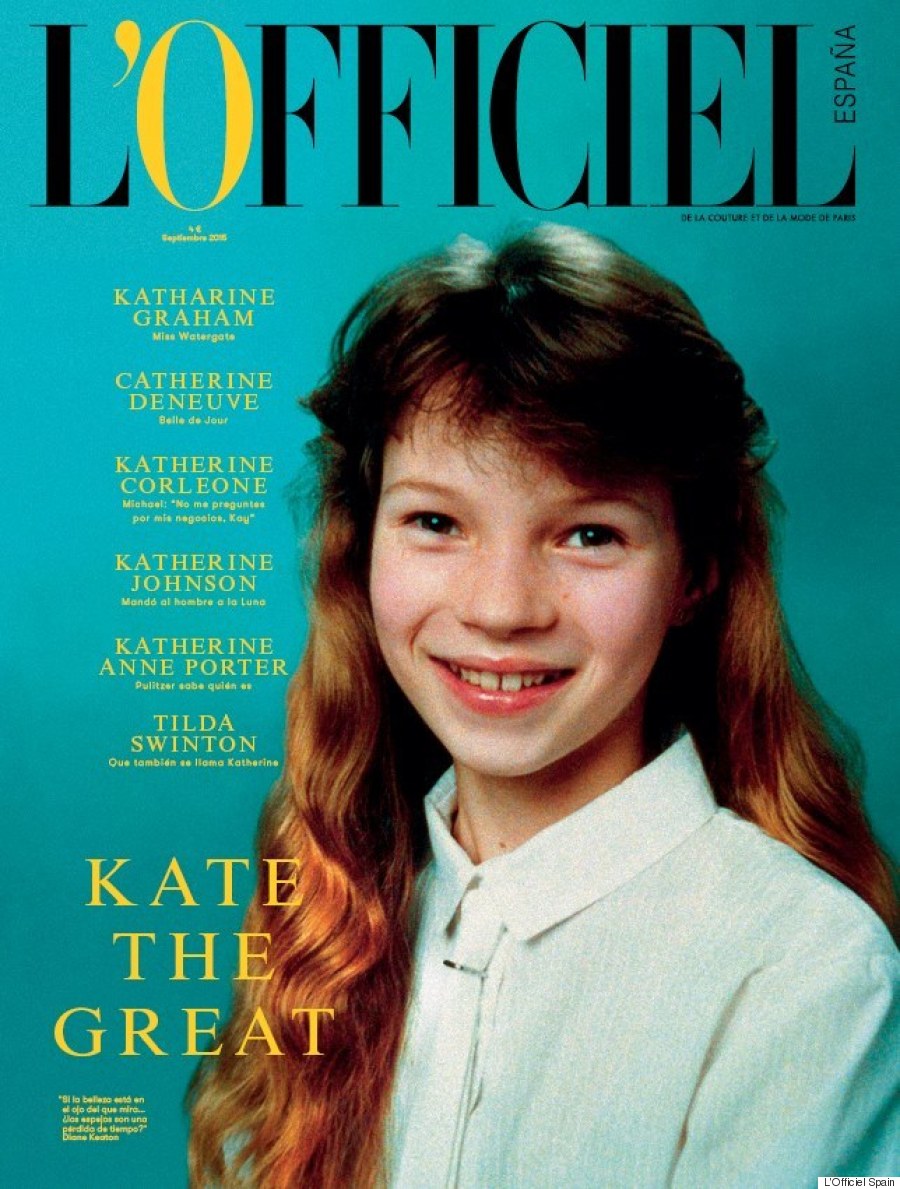 Школьница Кейт Мосс на обложке L’Officiel Spain