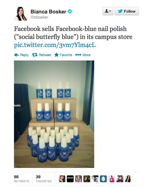 Facebook-лак стоит 5 долларов