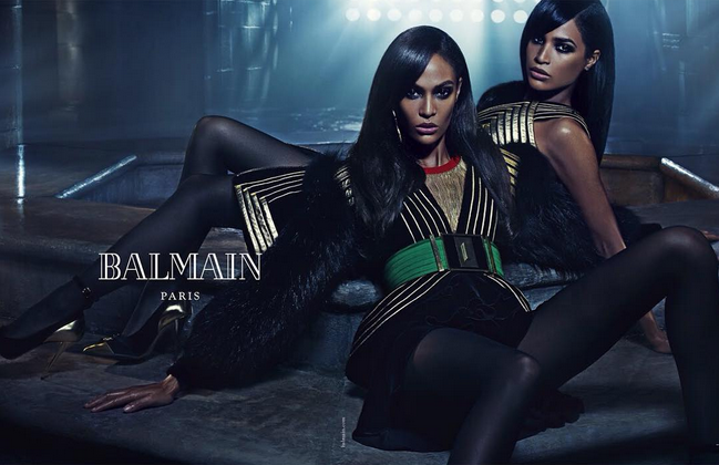 Джоан и Эрика Смоллс для Balmain