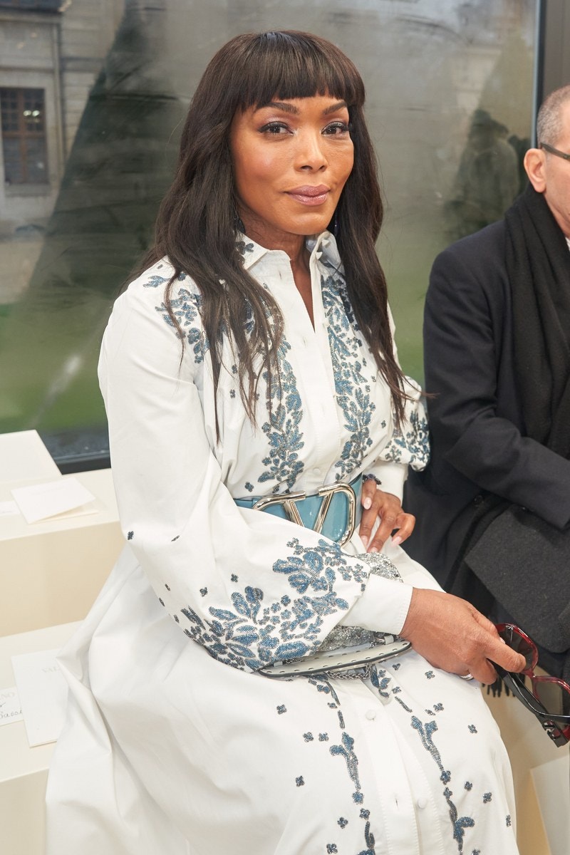 Анджела Бассетт на показе Valentino