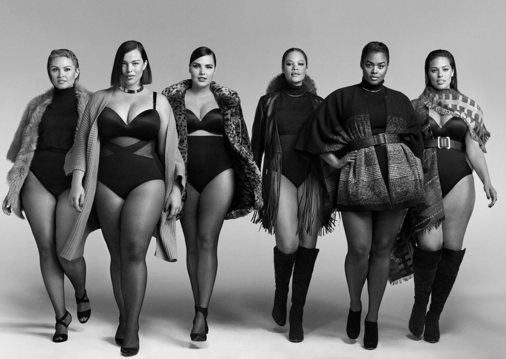 Пышнотелые модели в одежде бренда Lane Bryant