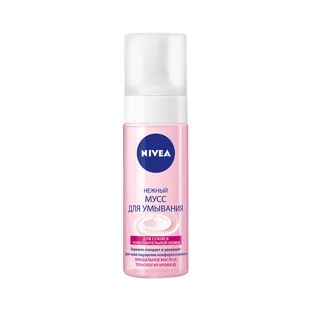 Мусс для умывания нежный для сухой и чувствительной кожи, 84 грн, Nivea