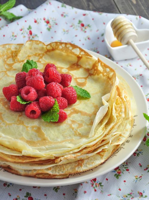 Ажурные блины на кефире и минеральной воде Рецепты