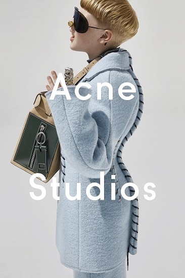 Фрассе Йоханссон в рекламной кампании Acne