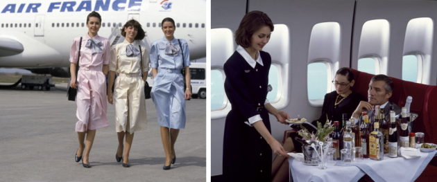 Униформа для сотрудниц Air France от мадам Кармен