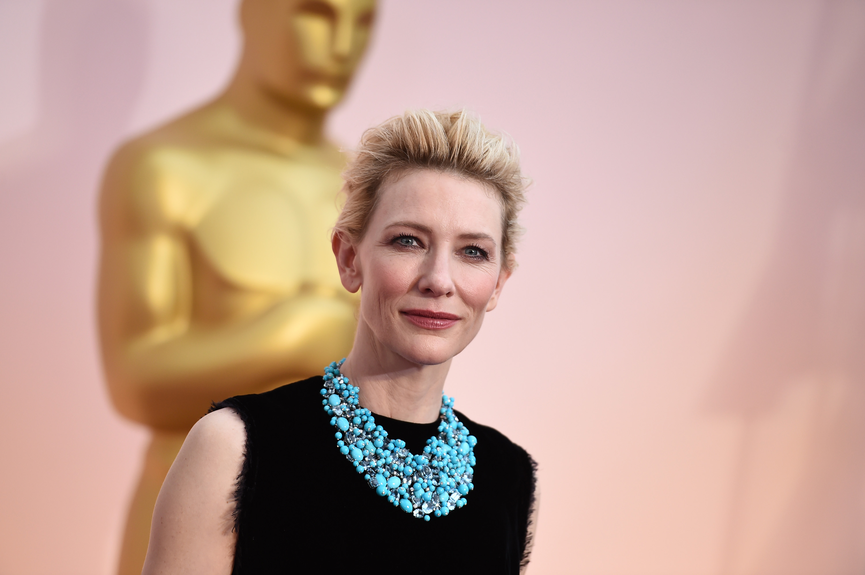 Кейт Бланшетт в украшениях от Tiffany & Co. на премии Оскар 2015