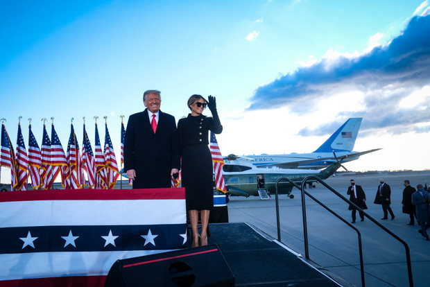 Мелания и Дональд Трамп