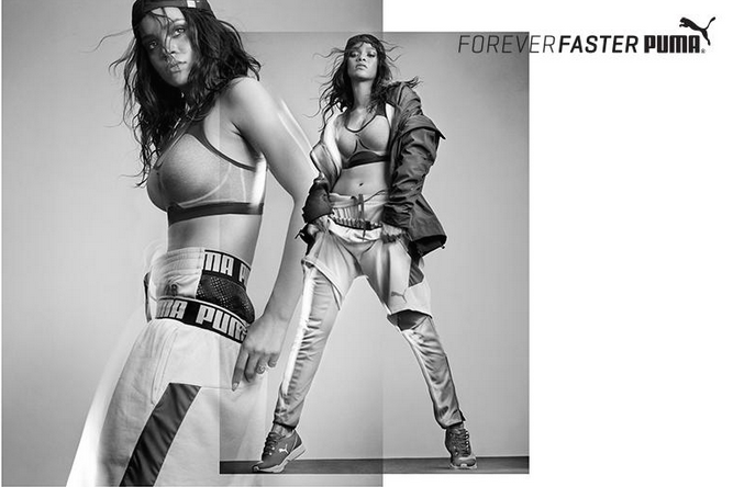 Рианна снялась в новой рекламной кампании Puma