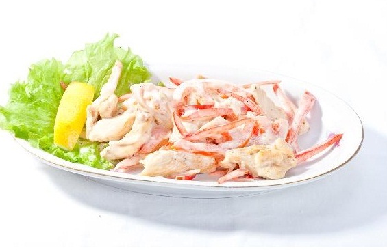 легкие рецепты салатов из курицы с фото легкие рецепты салатов из курицы с фото