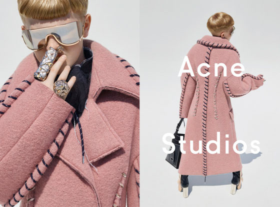 Фрассе Йоханссон в рекламной кампании Acne