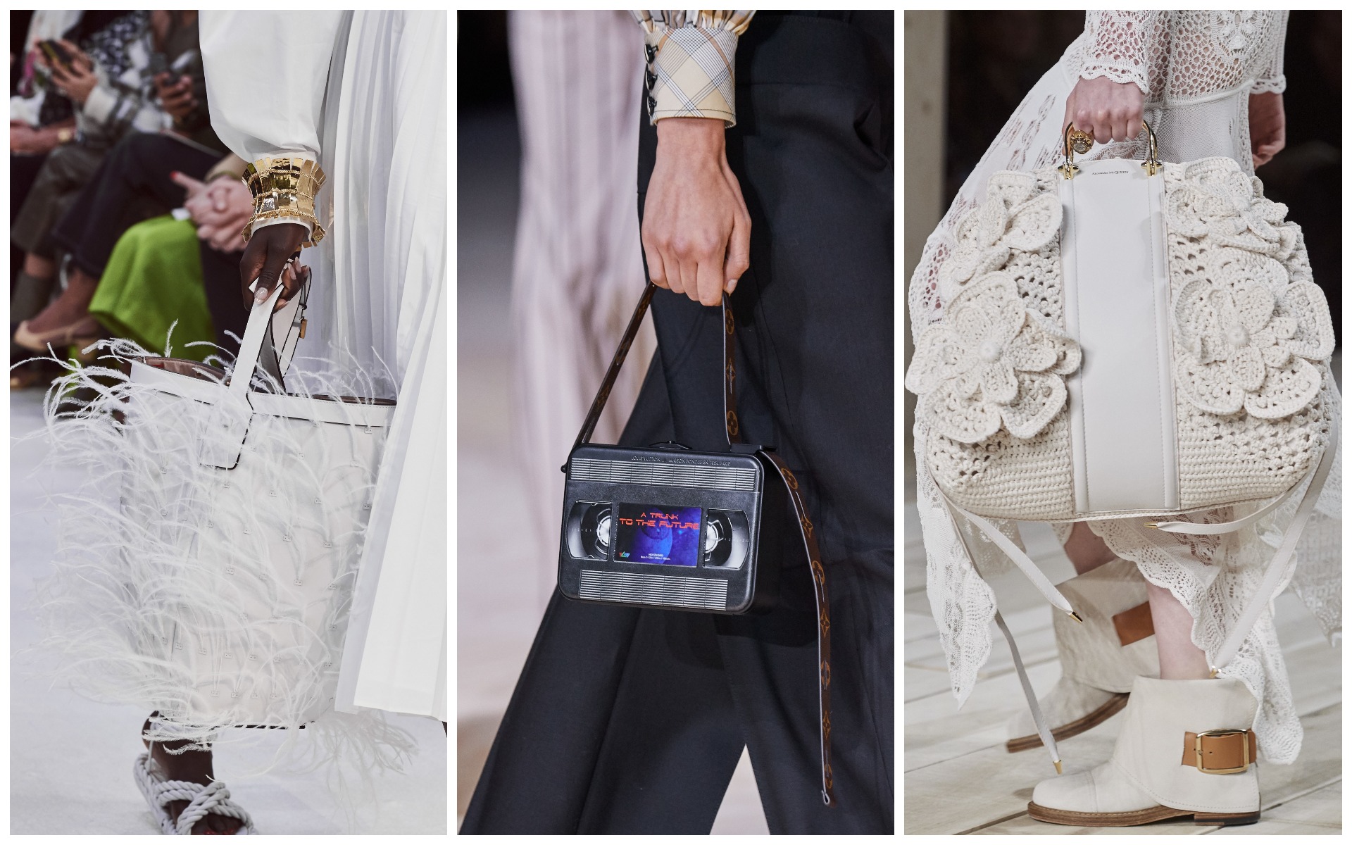 Valentino, Louis Vuitton, Alexander McQueen