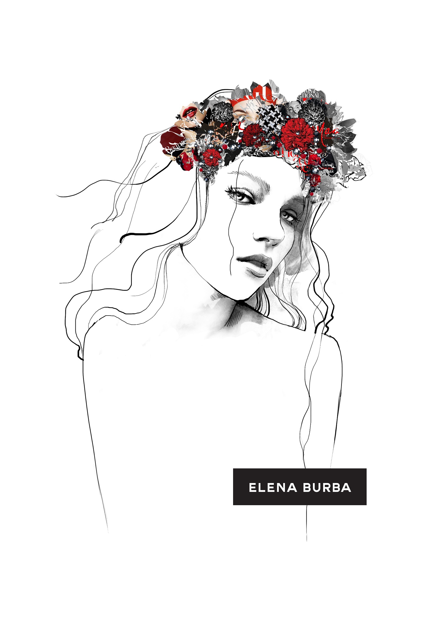Эскиз венка от ELENABURBA