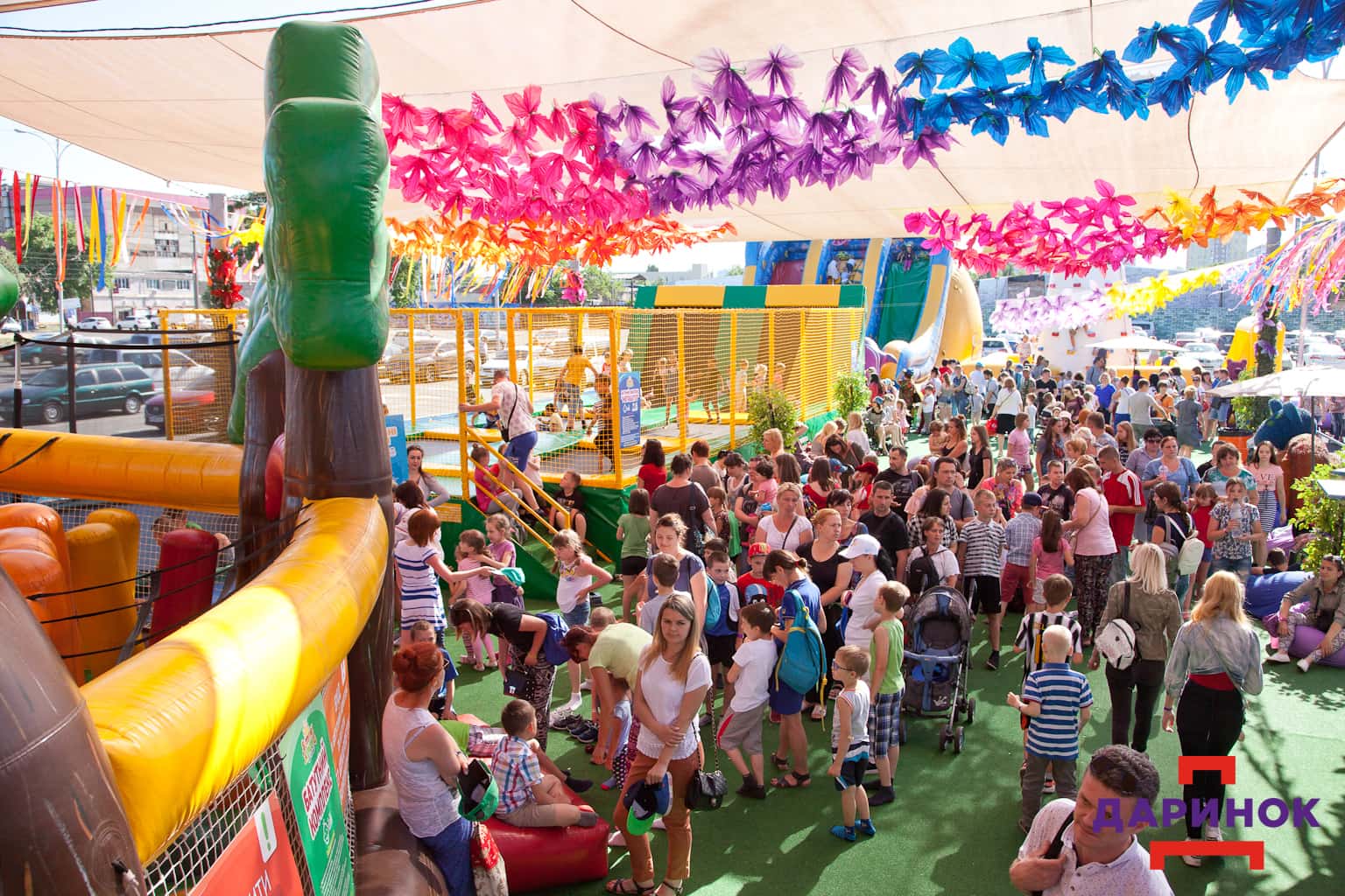 Масштабное открытие батутного городка Summer Park в Киеве