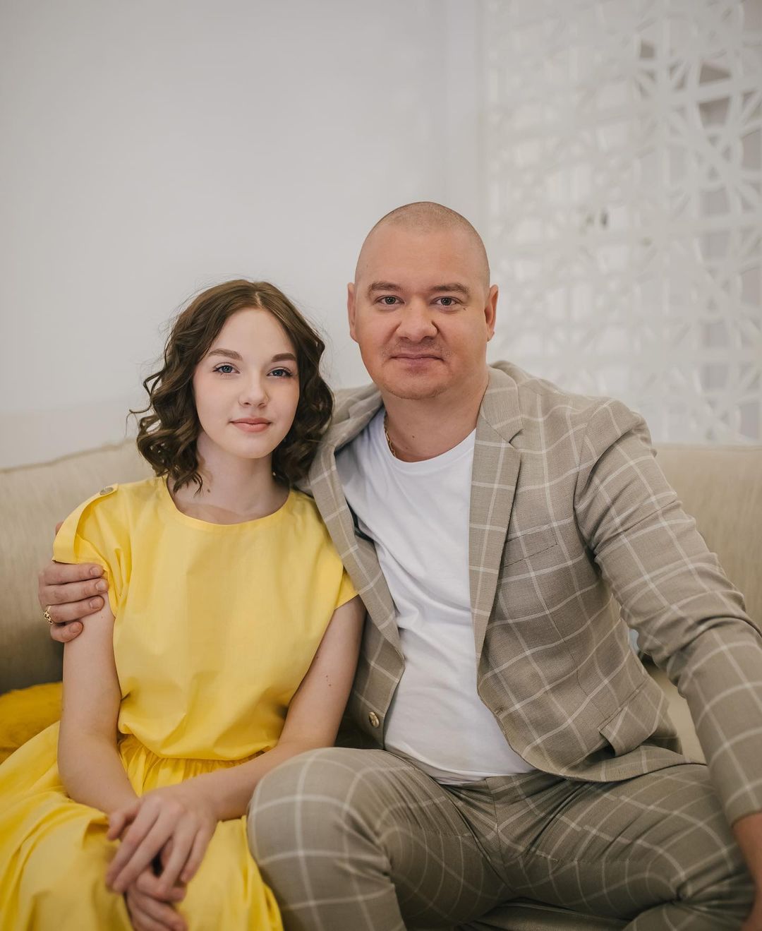 Евгений Кошевой со старшей дочерью