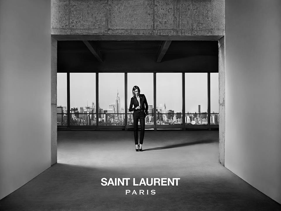 Саша Пивоварова - лицо круизной коллекции Saint Laurent