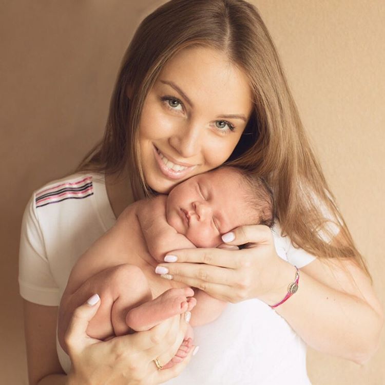 Полина Диброва с младшим сыном