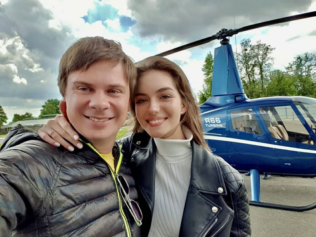 Дмитрий Комаров отправился в экспедицию со своей женой