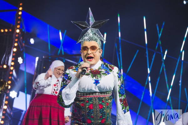 Верка Сердючка посетила модный показ на Неделе моды в Нью-Йорке