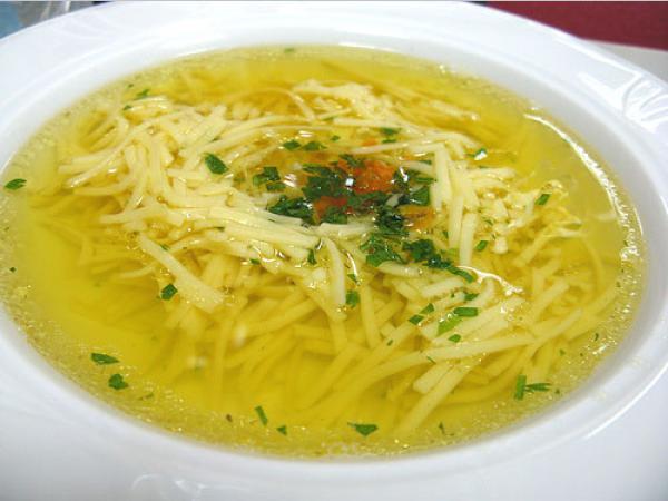 Суп с макаронами
