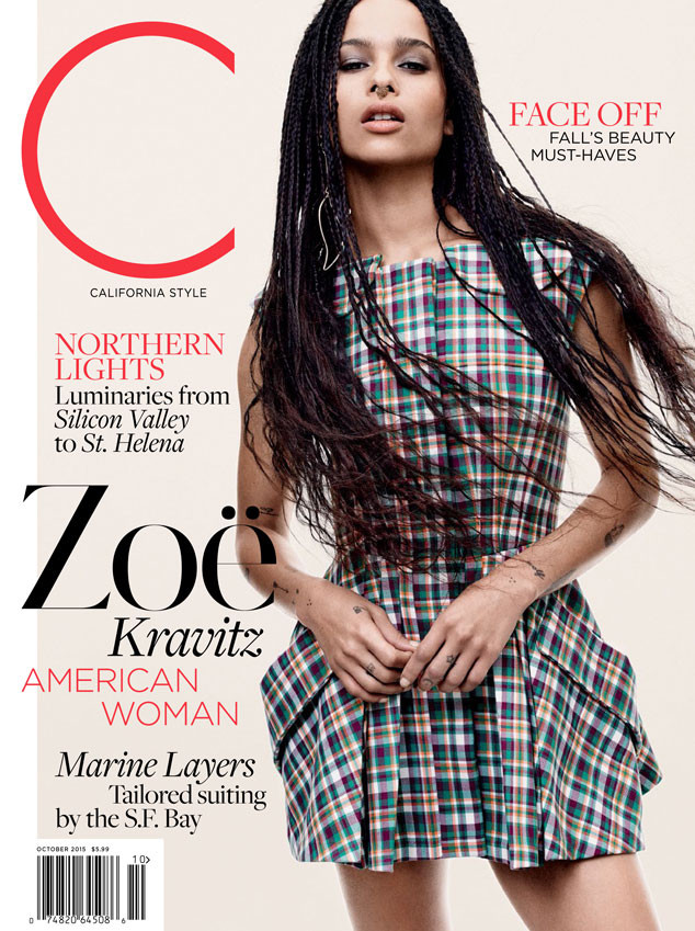 Актриса и модель Зои Кравиц в фотосессии для C. Magazine
