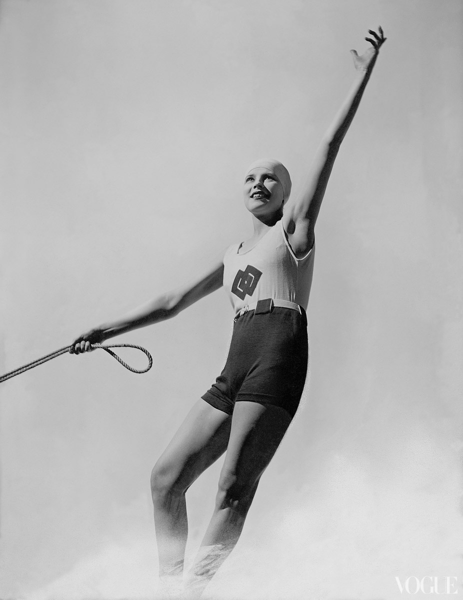 Так выглядели модные купальники в 1929 году (Журнал Vogue, 6 июля, 1929)