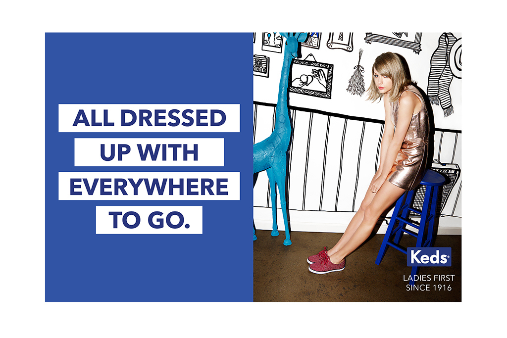 Тейлор Свифт стала лицом новой рекламной кампании Keds