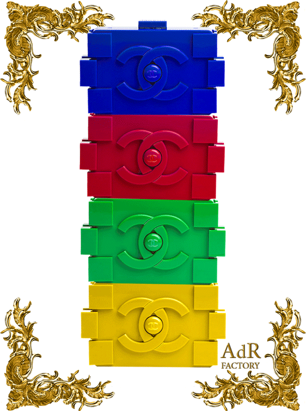 Cnanel Lego выпускают с разных цветах