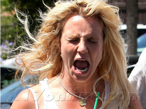 Бритни Спирс показала трусы и закатила истерику посреди улицы