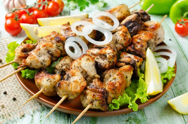 Шашлык из свинины с луком Шашлык из свинины с луком