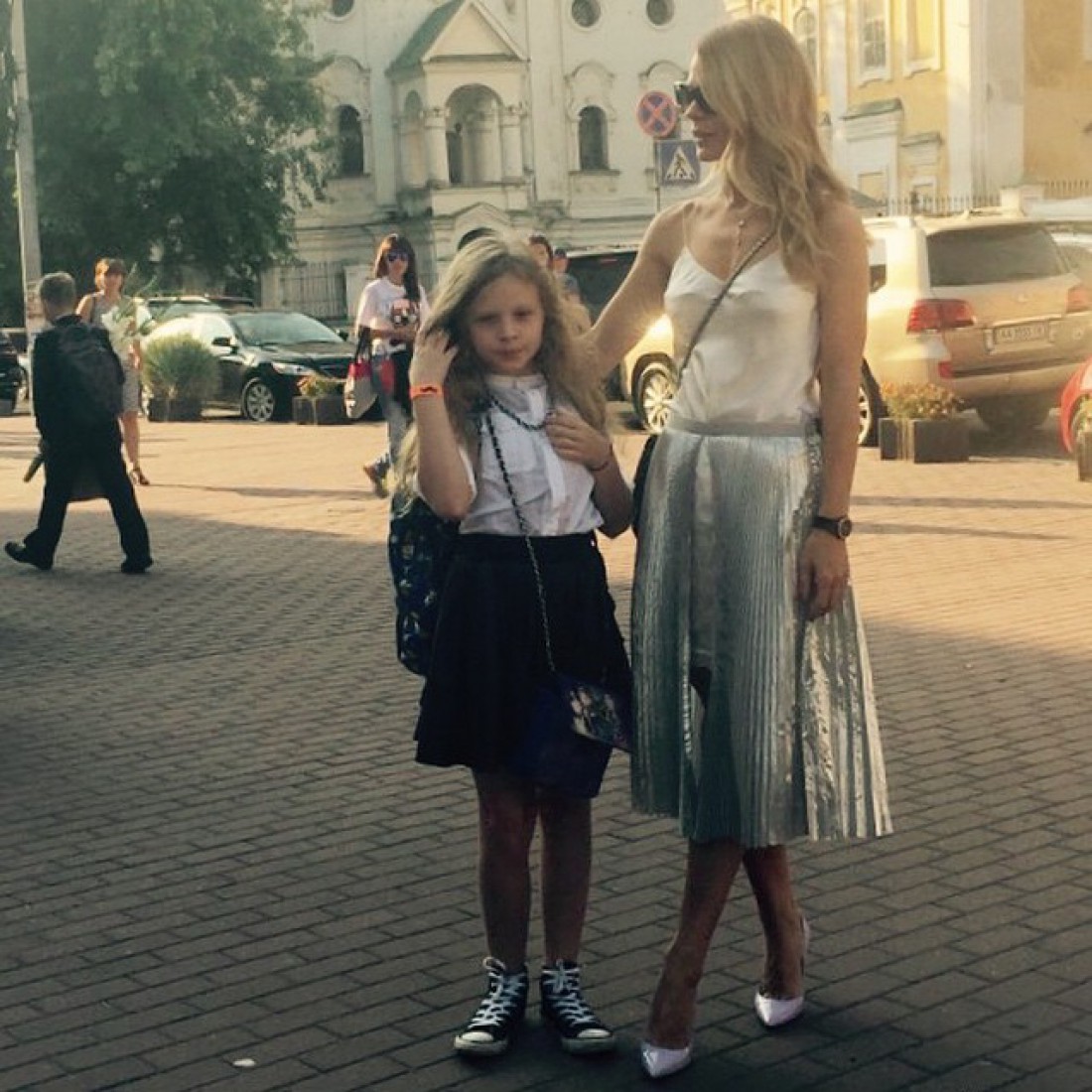 Ольга с дочерью Златой