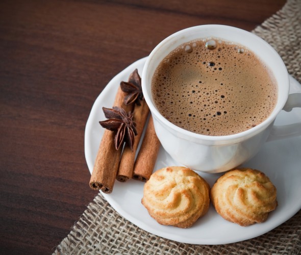Рецепт 
                Кофе с шоколадом и корицей
            