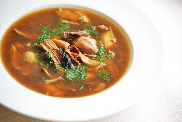 Рецепт 
                Суп из сушеных белых грибов
            