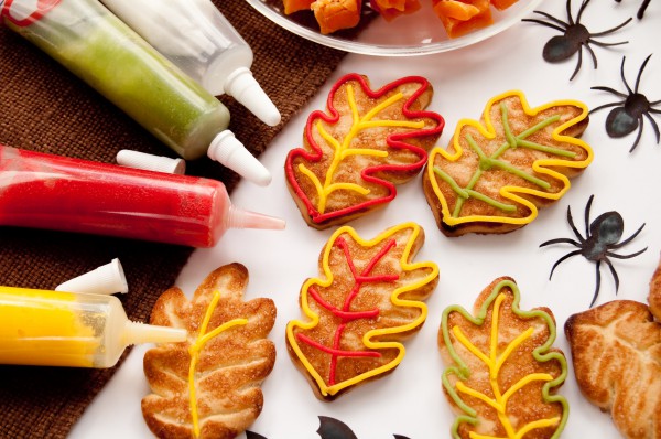 Рецепт 
                Рецепты на Хэллоуин: Печенье Осенние листики
            